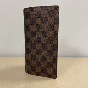 Louis Vuitton Porte Feuille Brazza Damier Ebene - Preowned